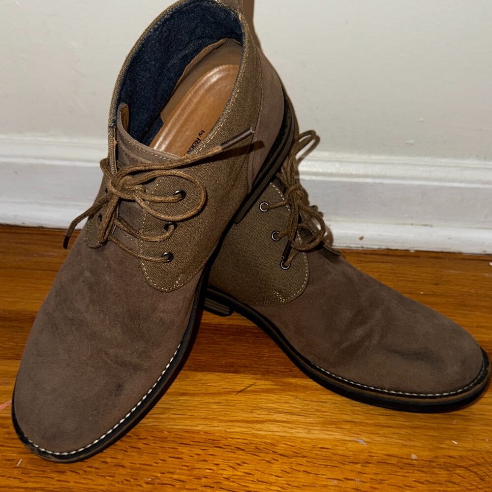 RW by Robert Wayne Boots Mens Size 10.5 D Tan Minos Chukka Desert Ankle Lace Up